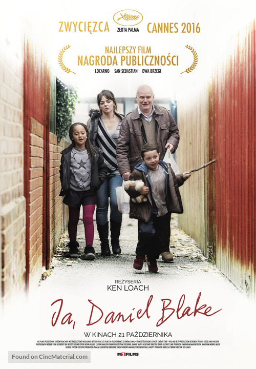 I, Daniel Blake - Polish Movie Poster