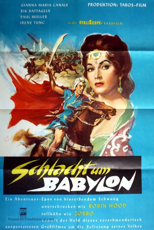 Il conquistatore dell&#039;Oriente - German Movie Poster