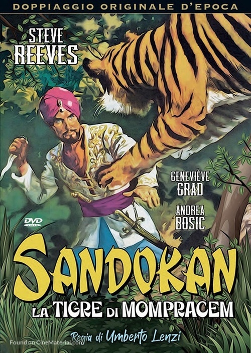 Sandokan, la tigre di Mompracem - Italian DVD movie cover