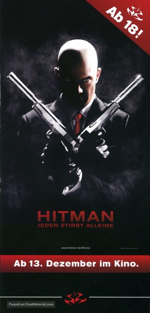 Hitman - German Movie Poster