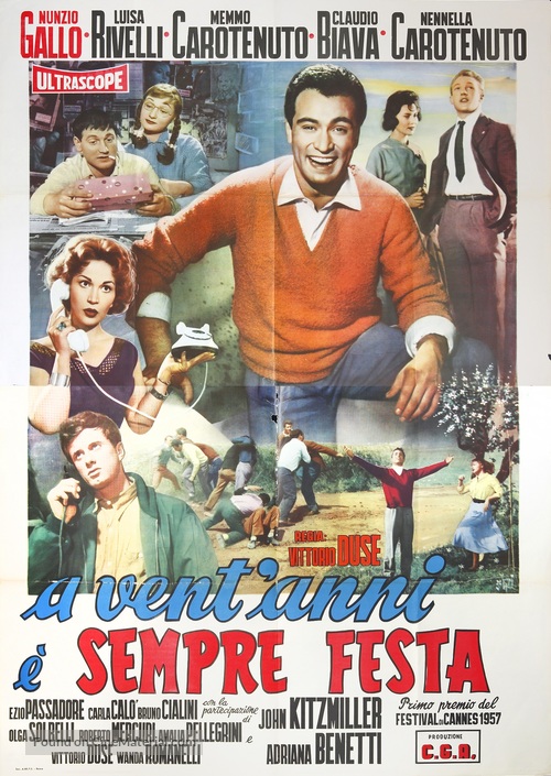 A vent&#039;anni &egrave; sempre festa - Italian Movie Poster