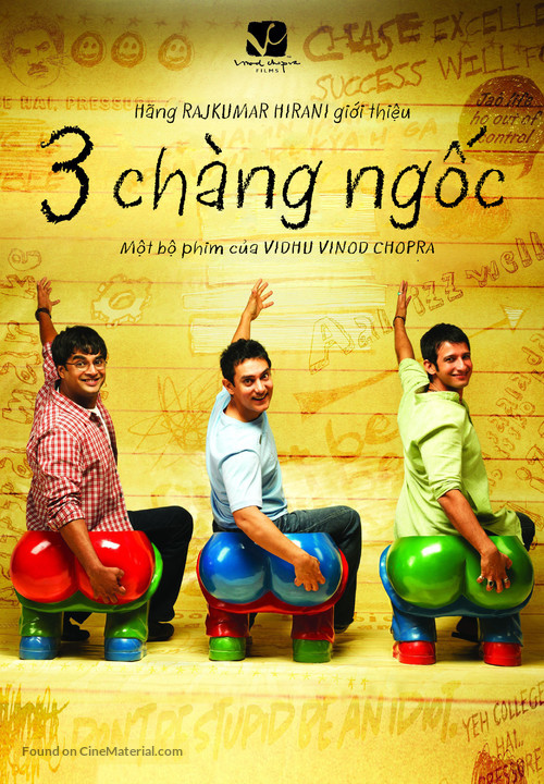 Three Idiots - Vietnamese Movie Poster