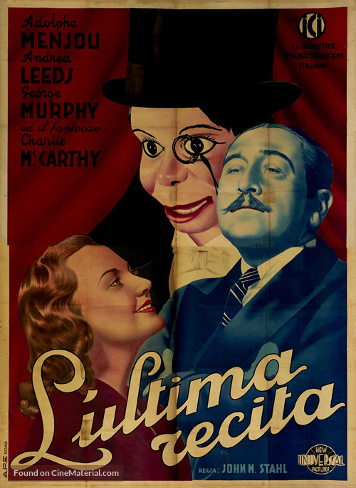 Letter of Introduction - Italian Movie Poster