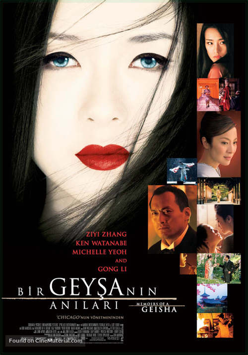 Memoirs of a Geisha - Turkish Movie Poster