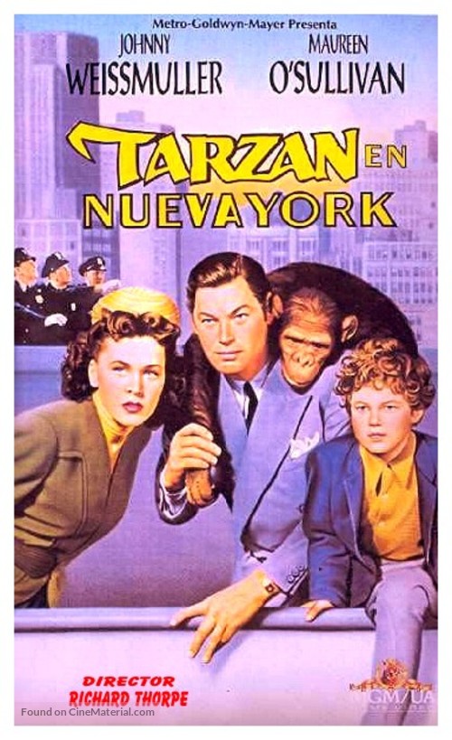 Tarzan&#039;s New York Adventure - Spanish VHS movie cover