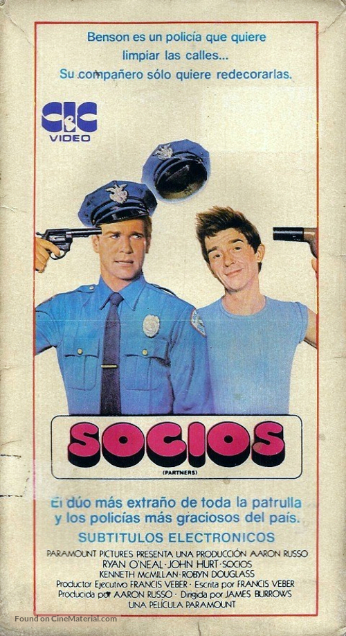 Partners - Argentinian VHS movie cover