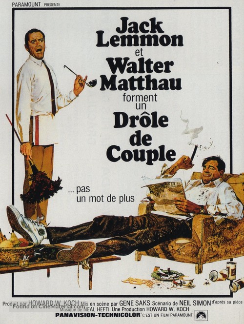The Odd Couple - French Movie Poster