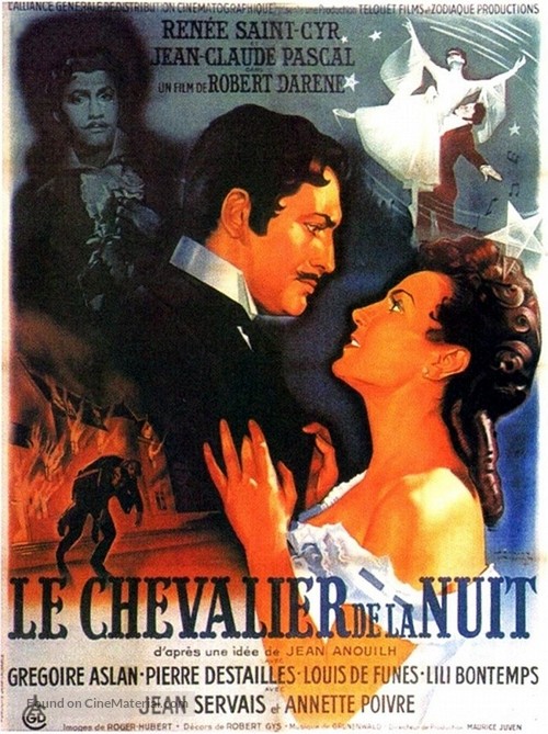Le chevalier de la nuit - French Movie Poster