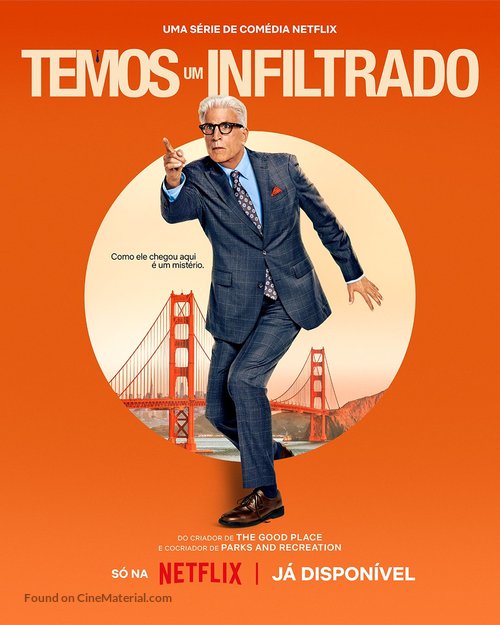 &quot;A Man on the Inside&quot; - Portuguese Movie Poster