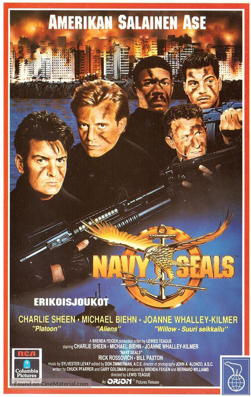 Navy Seals - Finnish VHS movie cover