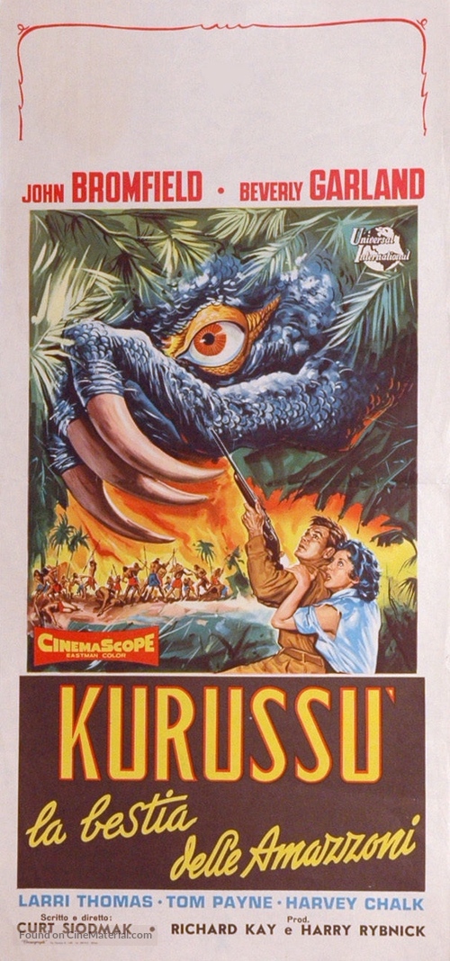 Curucu, Beast of the Amazon - Italian Movie Poster