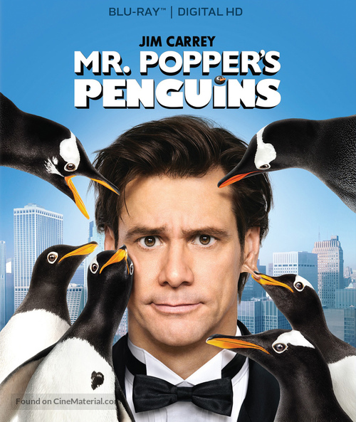 Mr. Popper&#039;s Penguins - Blu-Ray movie cover