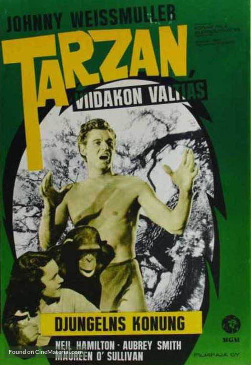 Tarzan the Ape Man - Finnish Movie Poster