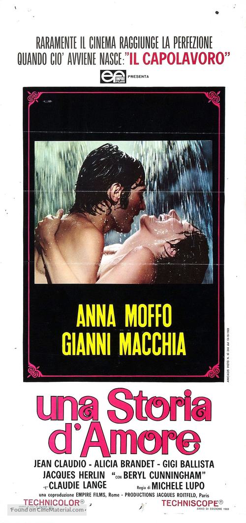 Una storia d&#039;amore - Italian Movie Poster