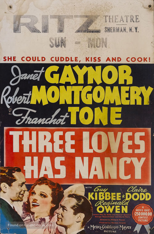 Three Loves Has Nancy - Movie Poster