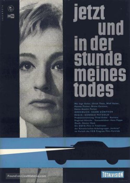 Jetzt und in der Stunde meines Todes - German Movie Poster