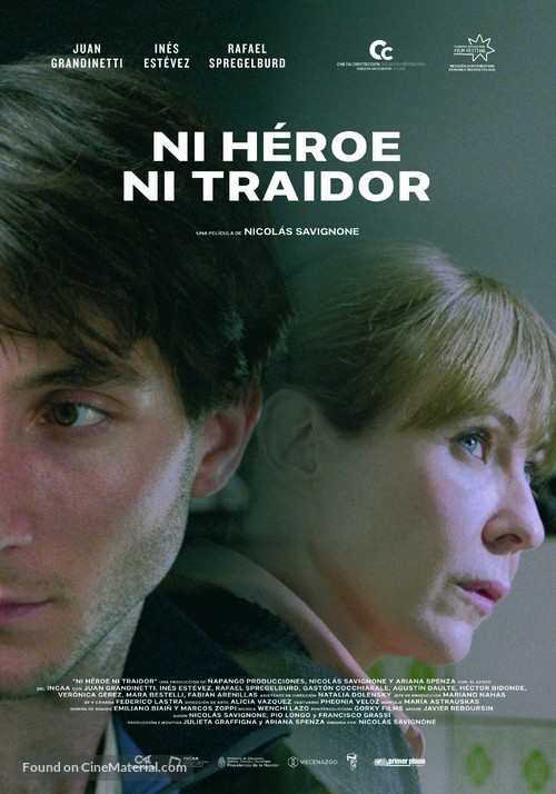 Neither hero nor traitor - Argentinian Movie Poster