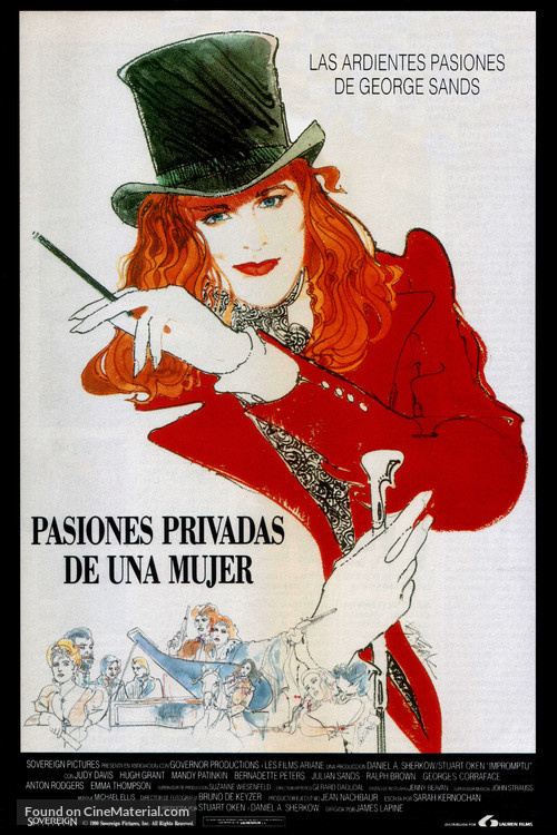 Impromptu - Spanish Movie Poster