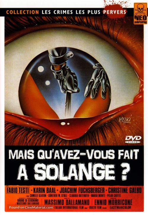 Cosa avete fatto a Solange? - French DVD movie cover