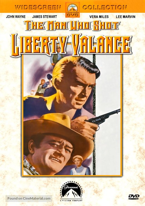 The Man Who Shot Liberty Valance - DVD movie cover