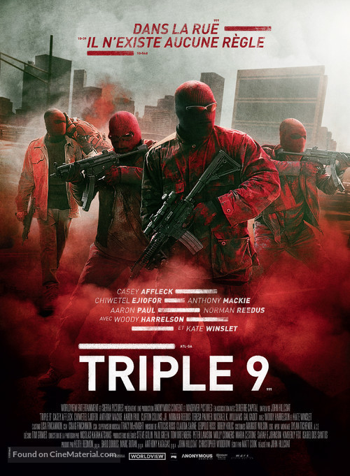 Triple 9 - French Movie Poster