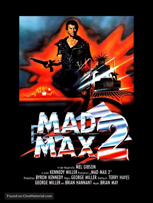 Mad Max 2 - German DVD movie cover