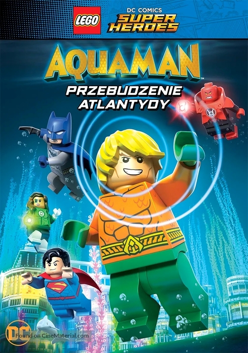 LEGO DC Comics Super Heroes: Aquaman - Rage of Atlantis - Polish Movie Cover