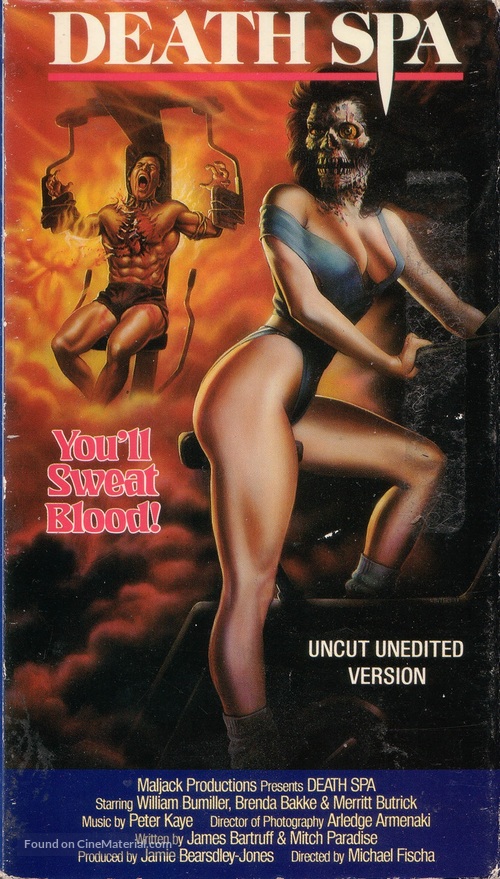 Death Spa - VHS movie cover