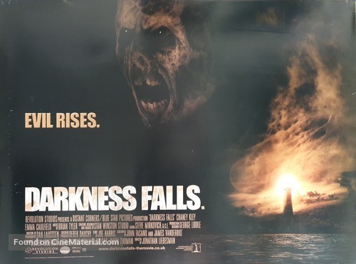Darkness Falls - British Movie Poster