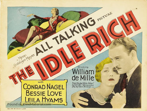 The Idle Rich - Movie Poster