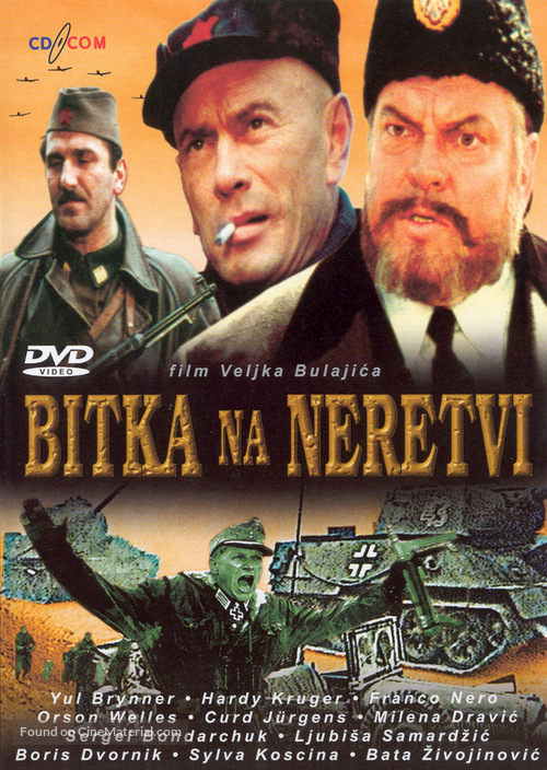 Bitka na Neretvi - Yugoslav DVD movie cover