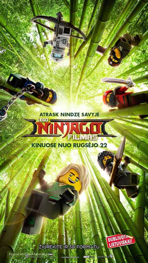 The Lego Ninjago Movie - Lithuanian Movie Poster