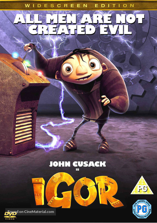 Igor - British DVD movie cover