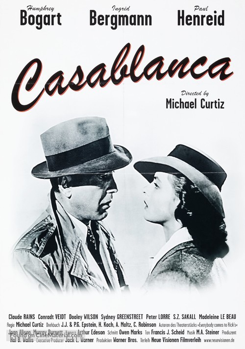 Casablanca - German Re-release movie poster