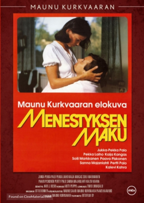 Menestyksen maku - Finnish Movie Poster