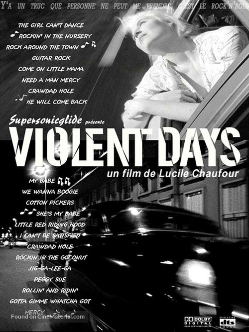 Violent Days - Dry - French Movie Poster