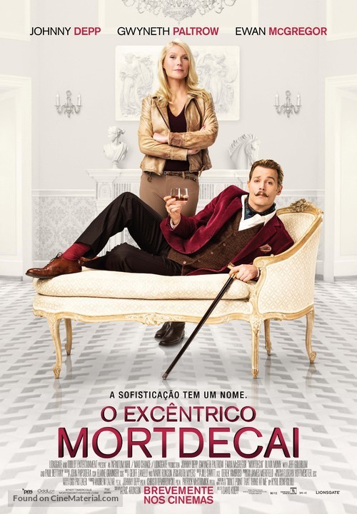 Mortdecai - Portuguese Movie Poster