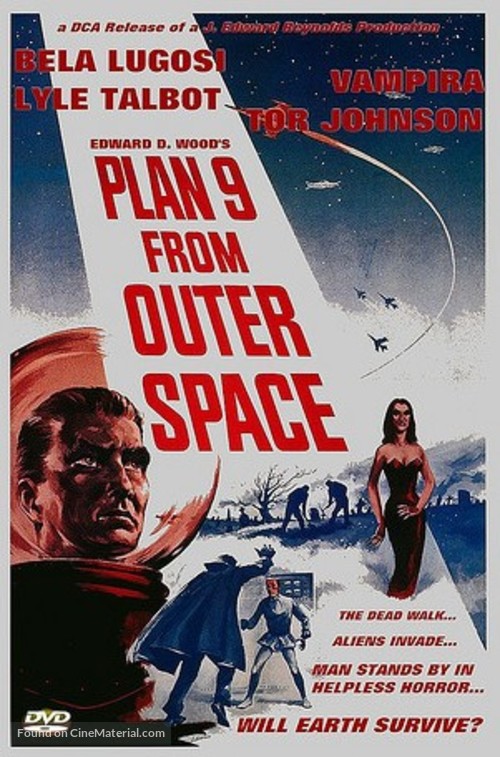 Plan 9 from Outer Space - DVD movie cover