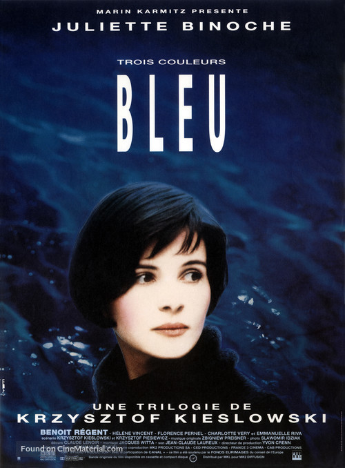 Trois couleurs: Bleu - French Movie Poster