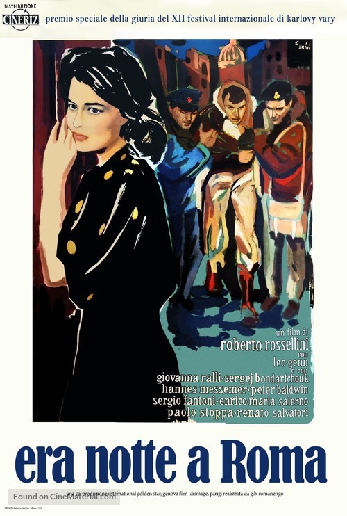 Era notte a Roma - Italian Movie Poster