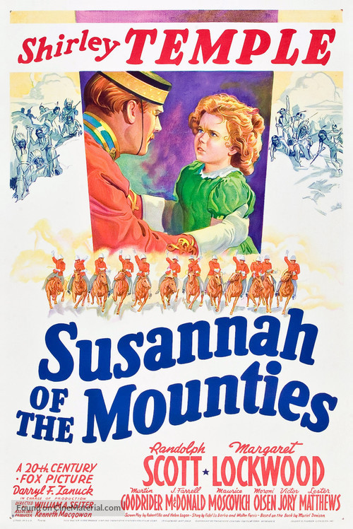 Susannah of the Mounties - Theatrical movie poster