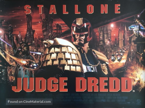 Judge Dredd - British Movie Poster