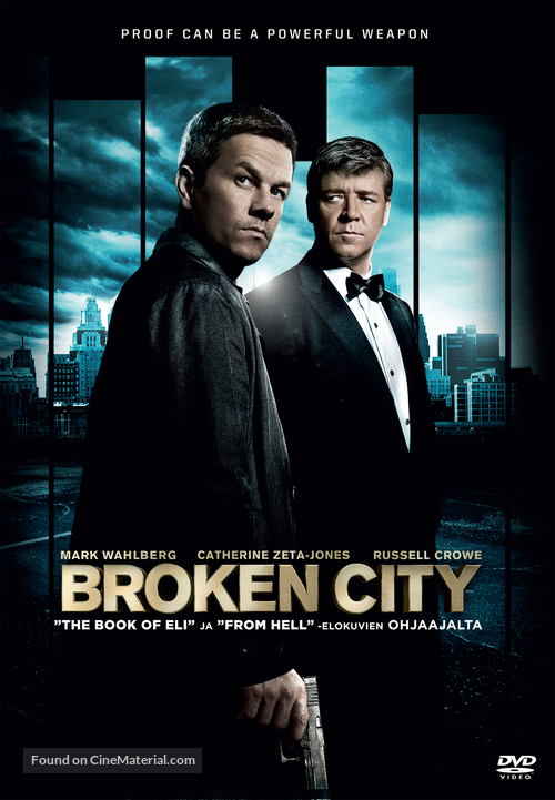 Broken City - Finnish DVD movie cover