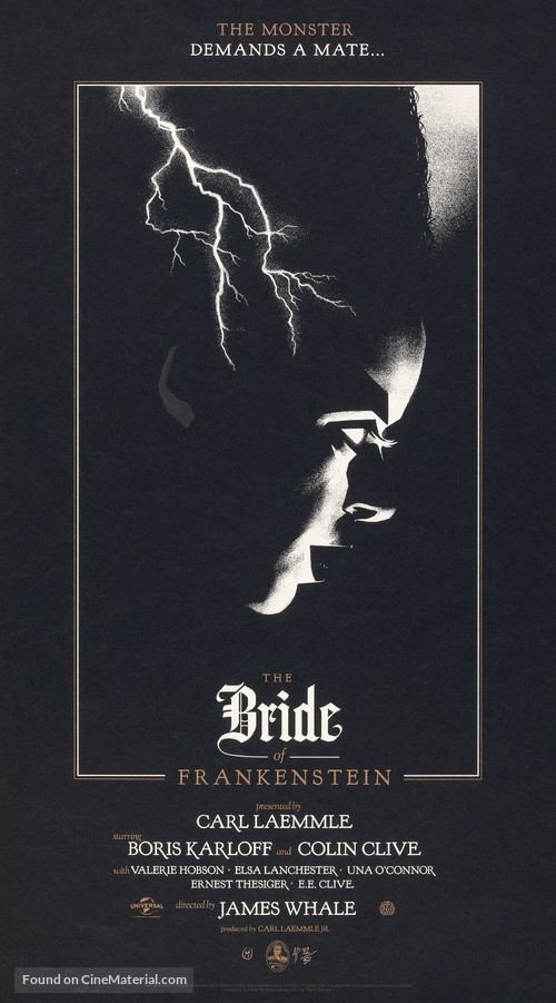 Bride of Frankenstein - poster