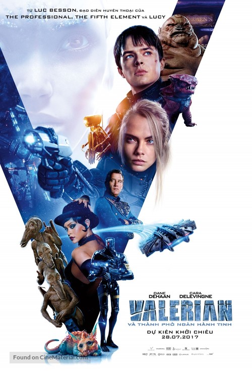 Valerian and the City of a Thousand Planets - Vietnamese Movie Poster