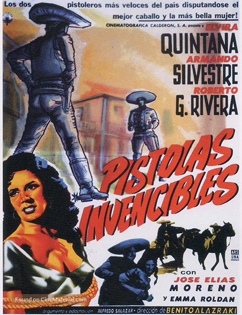 Pistolas invencibles - Mexican Movie Poster