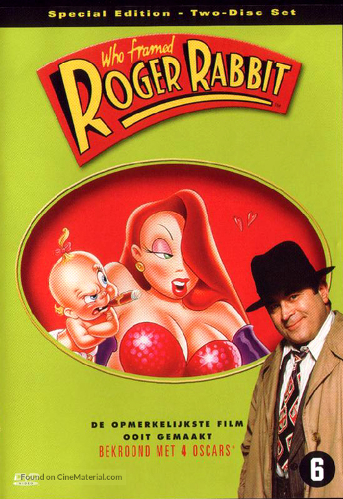 Who Framed Roger Rabbit - Dutch DVD movie cover