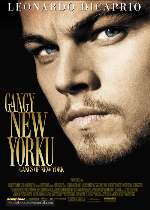 Gangs Of New York - Czech Movie Poster