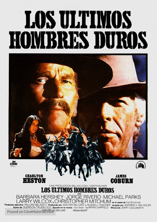 The Last Hard Men - Spanish Movie Poster