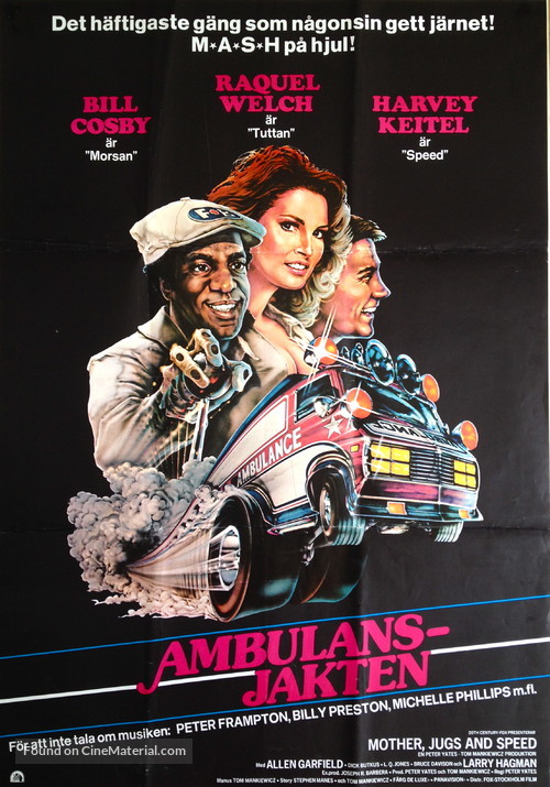 Mother, Jugs &amp; Speed - Swedish Movie Poster